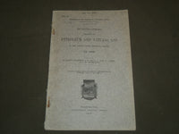 1909 INVESTIGATIONS RELATING TO PETROLEUM AND NATURAL GAS IN 1908 BOOK - J 4973
