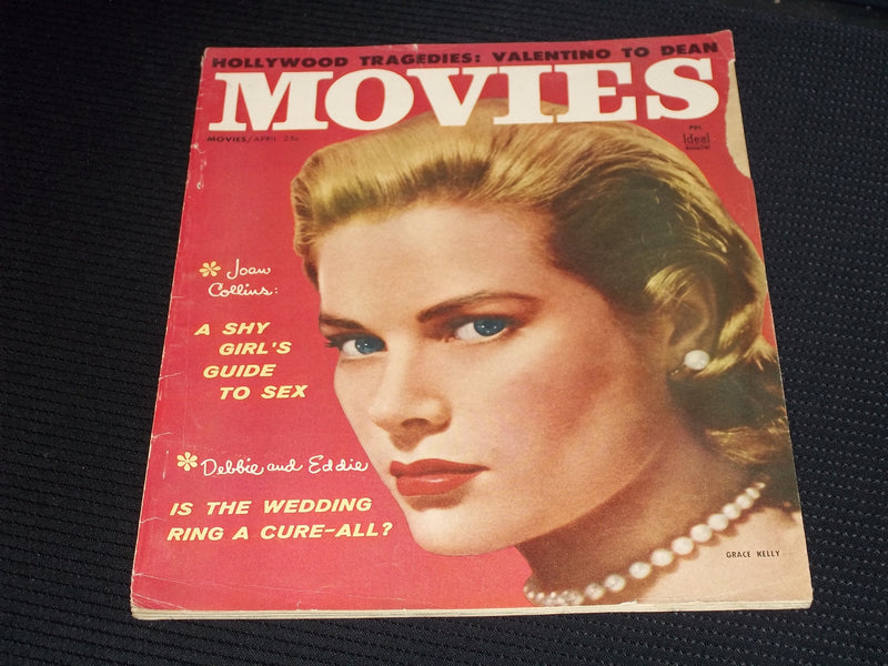 1956 APRIL MOVIES MAGAZINE - GRACE KELLY FRONT COVER - E 15209
