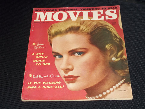 1956 APRIL MOVIES MAGAZINE - GRACE KELLY FRONT COVER - E 15209