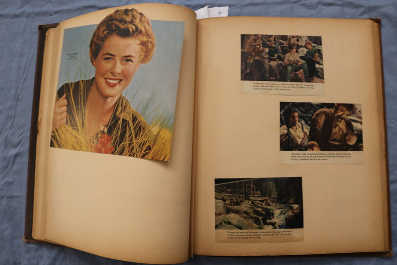 GARY COOPER & INGRID BERGMAN FOR WHOM THE BELLS TOLL SCRAPBOOK - E 26466