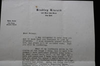 1930'S BRADLEY KINCAID FOLK SINGER TYPED LETTER - K 2763
