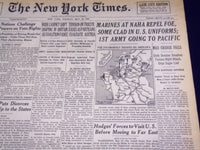 1945 MAY 22 NEW YORK TIMES - 1ST ARMY GOING TO PACIFIC - NT 660
