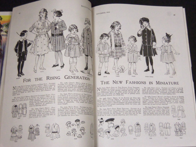 1916 NOVEMBER MCCALL'S MAGAZINE - FASHION ILLUSTRATIONS - ST 143
