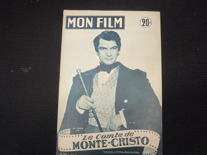 1955 JANUARY 19 MON FILM FRENCH MAGAZINE - JEAN MARAIS - E 26151