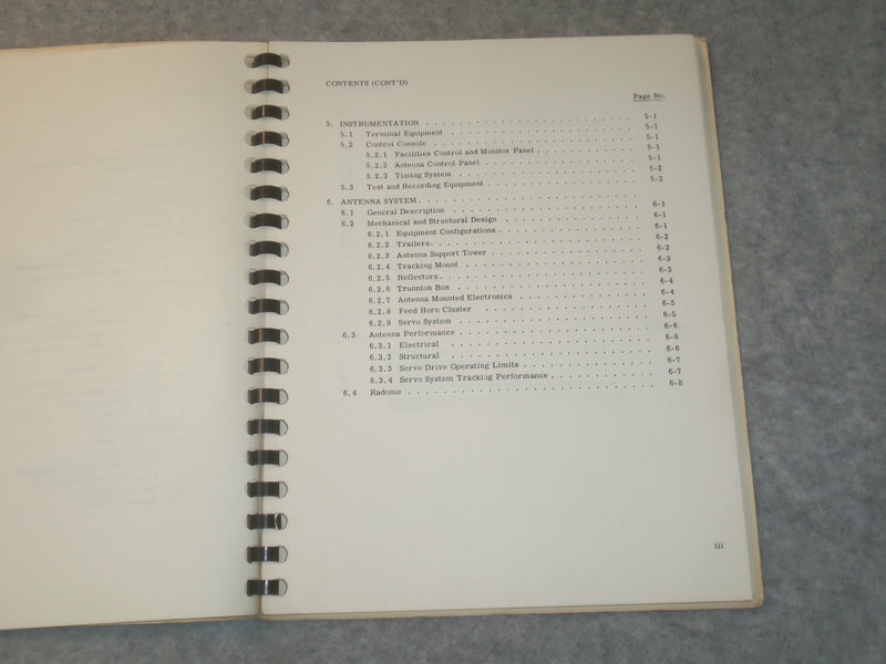 1962 UNIVERSAL TRANSPORTABLE SPACE COMMUNICATIONS TERMINAL - J 6297