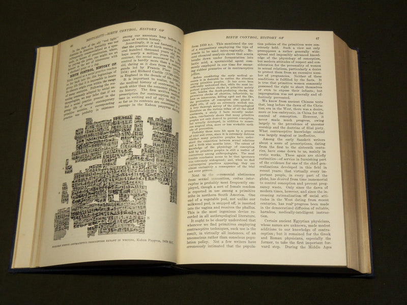 1936 ENCYCLOPAEDIA SEXUALS BOOK EDITED BY VICTOR ROBINSON, M. D. - KD 6192