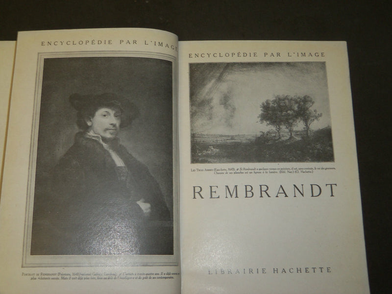 1925-1937 ENCYCLOPEDIA PAR L'IMAGE LIBRAIRIE FRENCH BOOKS LOT OF 8 - WR 159N