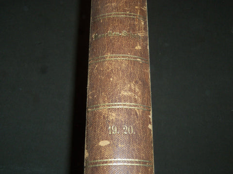 NOUVELLEN-SCHATZ JOURNAL GERMAN BOUND VOLUME NO. 19/20 - KD 3643