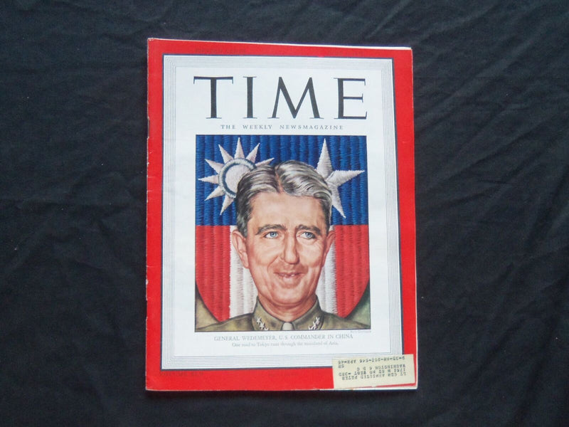 1945 JUNE 4 TIME MAGAZINE - LT. GEN. WEDEMEYER - T 971