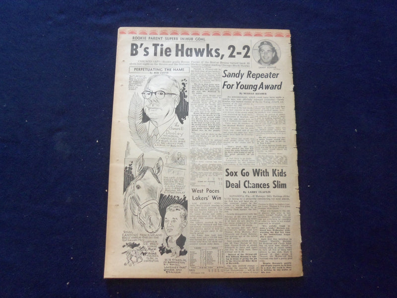 1965 NOV 4 BOSTON RECORD AMERICAN NEWSPAPER-VOLPE TAX PLAN VICTORY NEAR -NP 6316