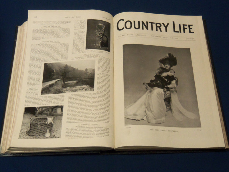 1903 JANUARY-JUNE COUNTRY LIFE MAGAZINE BOUND VOLUME - KD 1422G