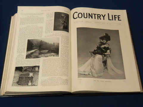 1903 JANUARY-JUNE COUNTRY LIFE MAGAZINE BOUND VOLUME - KD 1422G