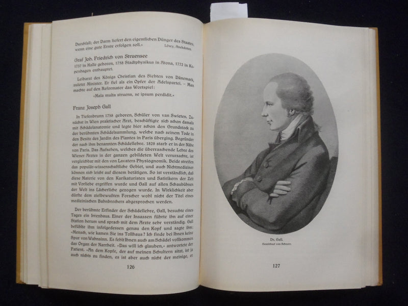 1925 ANEKDOTEN AUS DER MEDIZINISCHEN WELTGESCHICHTE BOOK - GERMAN TEXT - KD 8839