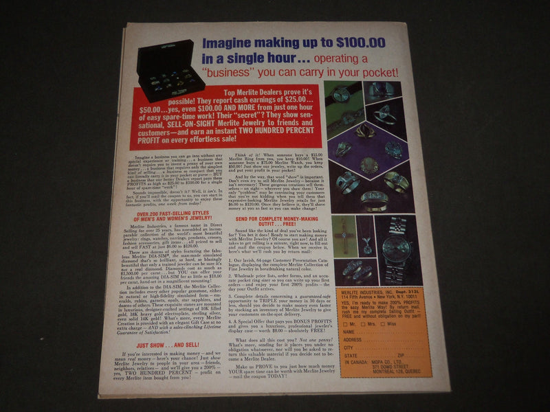 1976 JANUARY THE NATIONAL POLICE GAZETTE MAGAZINE - TED KENNEDY COVER - B 4498