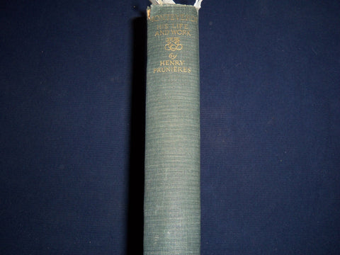 1926 MONTEVERDI HIS LIFE & WORK BOOK BY HENRY PRUNIERES & PROGRAM - KD 1417B