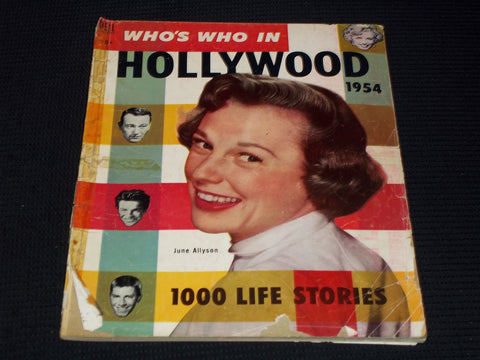 1954 WHO'S WHO IN HOLLYWOOD MAGAZINE - JUNE ALLYSON FRONT COVER - E 13686