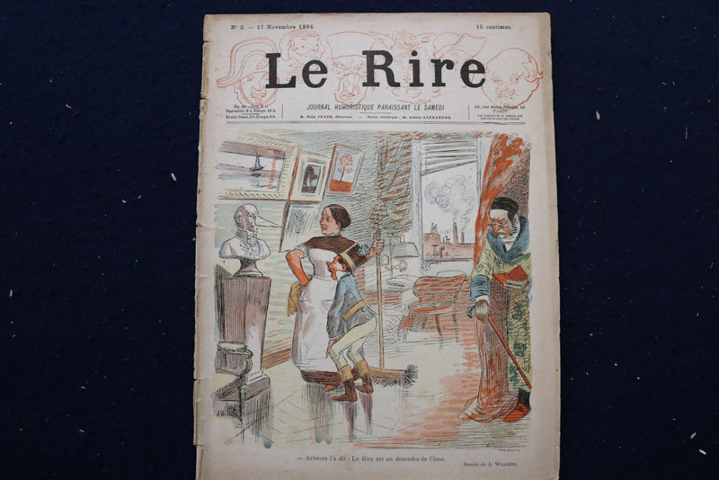 1894 LE RIRE JOURNAL HUMORISTIQUE MAGAZINE - FRENCH - FIRST 4 ISSUES - O 3620