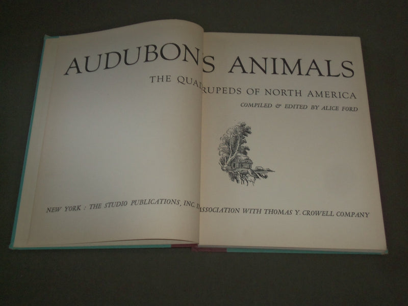 1951 AUDUBON'S ANIMALS THE QUADRUPEDS OF NORTH AMERICA BY ALICE FORD - I 1451