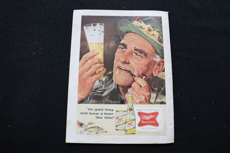 1958 SPORTS REVIEW BASEBALL MAGAZINE - LEW BURDETTE COVER - B 3455A