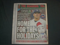 2019 DECEMBER 25 NEW YORK DAILY NEWS NEWSPAPER - BETANCES SIGNS WITH NY METS