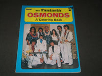 1973 THE FANTASTIC OSMONDS SOFTCOVER COLORING BOOK - CW 1204