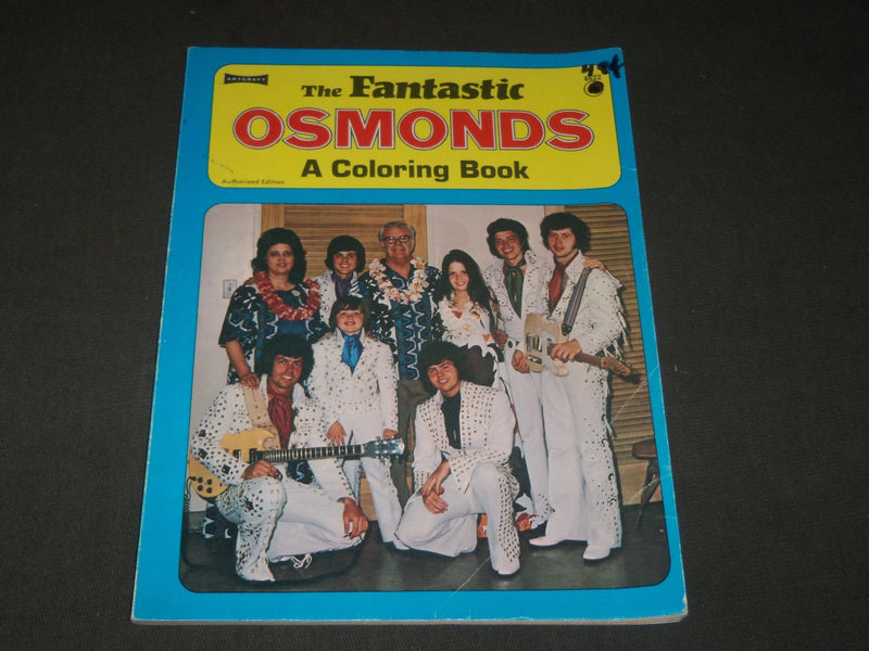 1973 THE FANTASTIC OSMONDS SOFTCOVER COLORING BOOK - CW 1204
