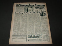1933 OCTOBER 21 MID-WEEK PICTORIAL MAGAZINE SECTION - GRIDIRON SUPREMECY- J 3225