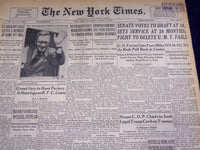 1951 MARCH 10 NEW YORK TIMES - SENATE VOTES TO DRAFT AT 18 - NT 2025