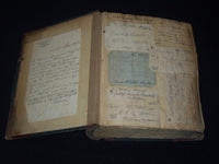1900-1901 PHARMACIST'S PRESCRIPTIONS SCRAPBOOK FROM DOCTORS - R. I. - KD 5403O