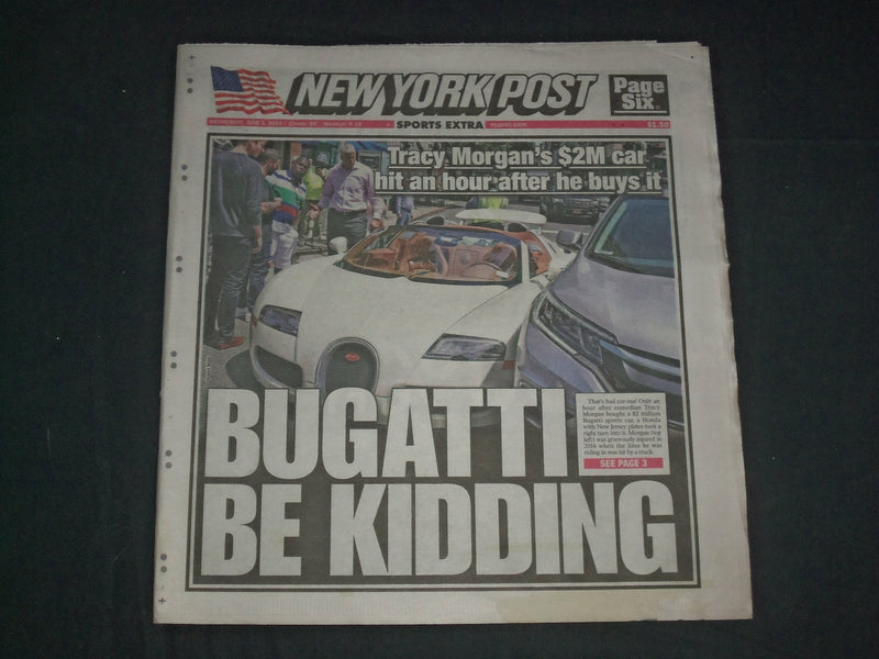 2019 JUNE 5 NEW YORK POST - TRACY MORGAN'S $2M CAR HIT AN HOUR AFTER HE BUYS IT