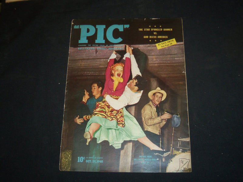 1940 OCTOBER 29 PIC MAGAZINE - NICE COVER - ST 5283
