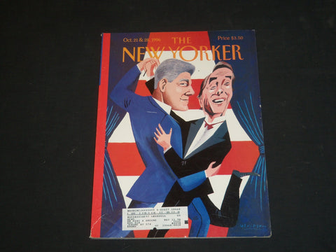 1996 OCTOBER 21 & 28 THE NEW YORKER MAGAZINE - ILLUSTRATED COVER - NY 1822