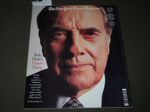 1995 MARCH 5 NEW YORK TIMES MAGAZINE SECTION - BOB DOLE COVER - J 3143