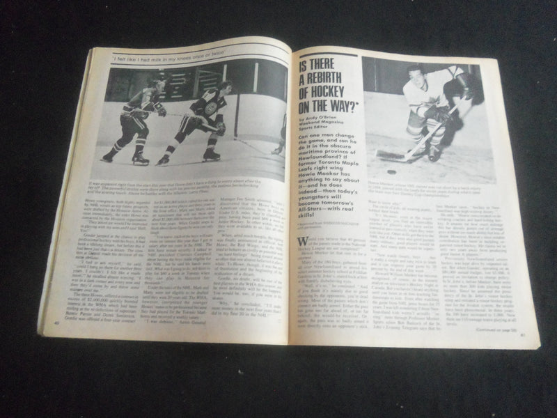 1974 FEBRUARY ACTION SPORTS HOCKEY MAGAZINE - PAUL HENDERSON COVER - B 6235M