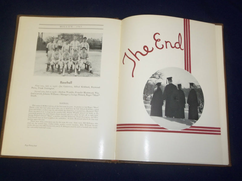 1943 HILLIFE CHAPEL HILL HIGH SCHOOL YEARBOOK - CHAPEL HILL, NC - YB 1872