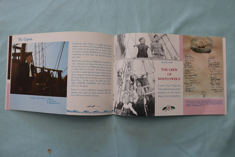 1960'S THE STORY OF MAYFLOWER II - OFFICIAL GUIDE BOOK - SOFTCOVER - K 3419