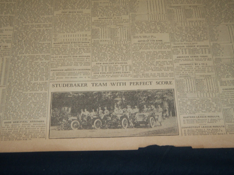 1908 JULY 16 THE BOSTON HERALD - SWEDISH ATHLETES TAKE TWO FIRSTS - BH 322