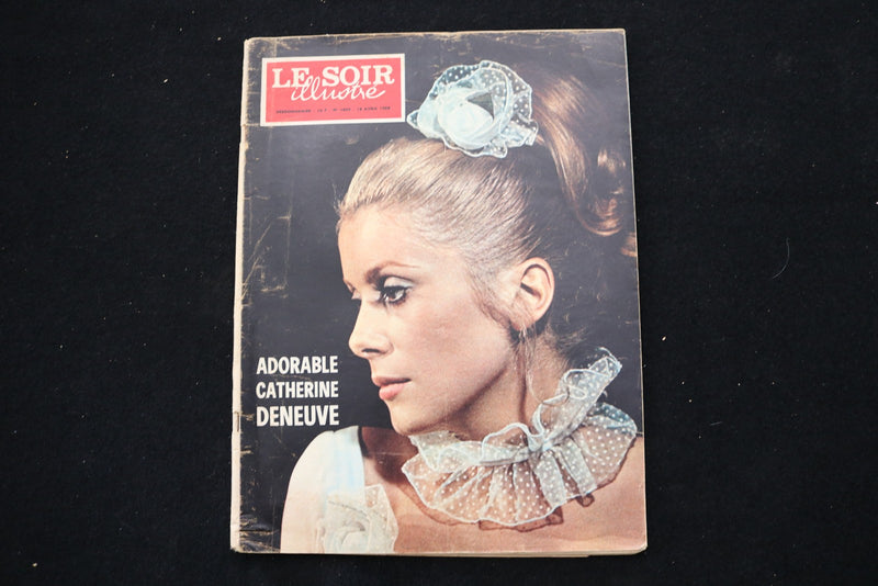 1968 APRIL 18 LE SOIR ILLUSTRE MAGAZINE - CATHERINE DENEUVE COVER - E 25897