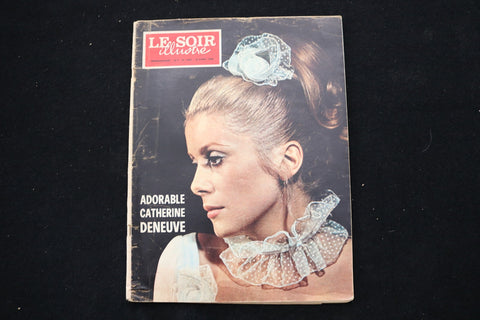 1968 APRIL 18 LE SOIR ILLUSTRE MAGAZINE - CATHERINE DENEUVE COVER - E 25897