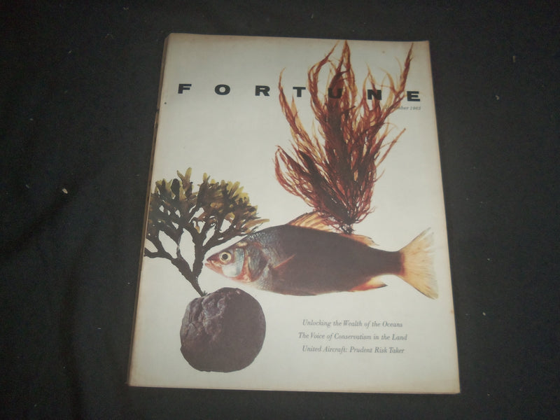 1963 DECEMBER FORTUNE MAGAZINE - UNLOCKING THE WEATH OF THE OCEAN - F 806