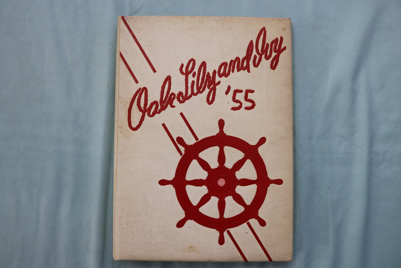 1955 OAK LILY AND IVY MILFORD HIGH SCHOOL YEARBOOK - MILFOR, MA. - YB 3571