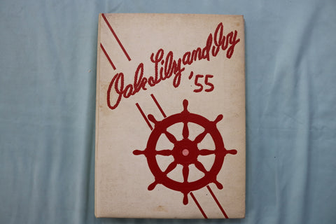 1955 OAK LILY AND IVY MILFORD HIGH SCHOOL YEARBOOK - MILFOR, MA. - YB 3571