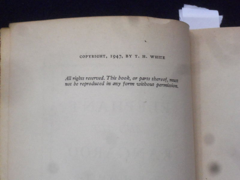 1947 THE ELEPHANT AND THE KANGAROO HARDCOVER BOOK BY T. H. WHITE - KD 8676