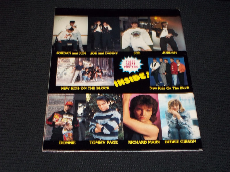 CELEBRITY POSTERS MAGAZINE - NEW KIDS ON THE BLOCK FRONT COVER - E 14386