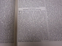 1861 SATURDAY REVIEW 2 BOUND VOLUMES - COMPLETE YR- PUBLISHED IN LONDON - R 1080