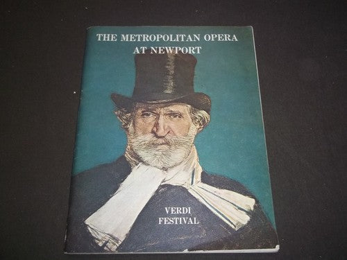1967 METROPOLITAN OPERA AT NEWPORT RHODE ISLAND BOOK - VERDI FESTIVAL - II 2558
