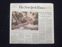 2023 NOVEMBER 19 NEW YORK TIMES - SMOLDERING GAZA BECOMES GRAVEYARD FOR CHILDREN
