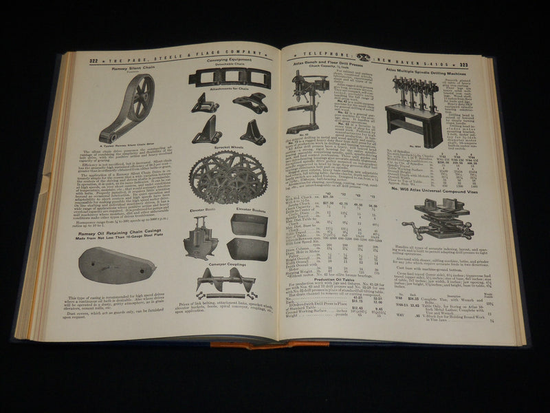 1943 THE PAGE STEELE AND FLAGG CO. CATALOGUE - NEW HAVEN CONNECTICUT - KD 6301