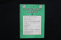 1939 JULY CONSUMERS' DIGEST MAGAZINE - NEW PORTABLE RADIOS COVER - K 401