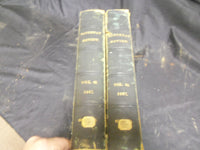 1887 SATURDAY REVIEW 2 BOUND VOLUMES - COMPLETE YR- PUBLISHED IN LONDON - R 1098